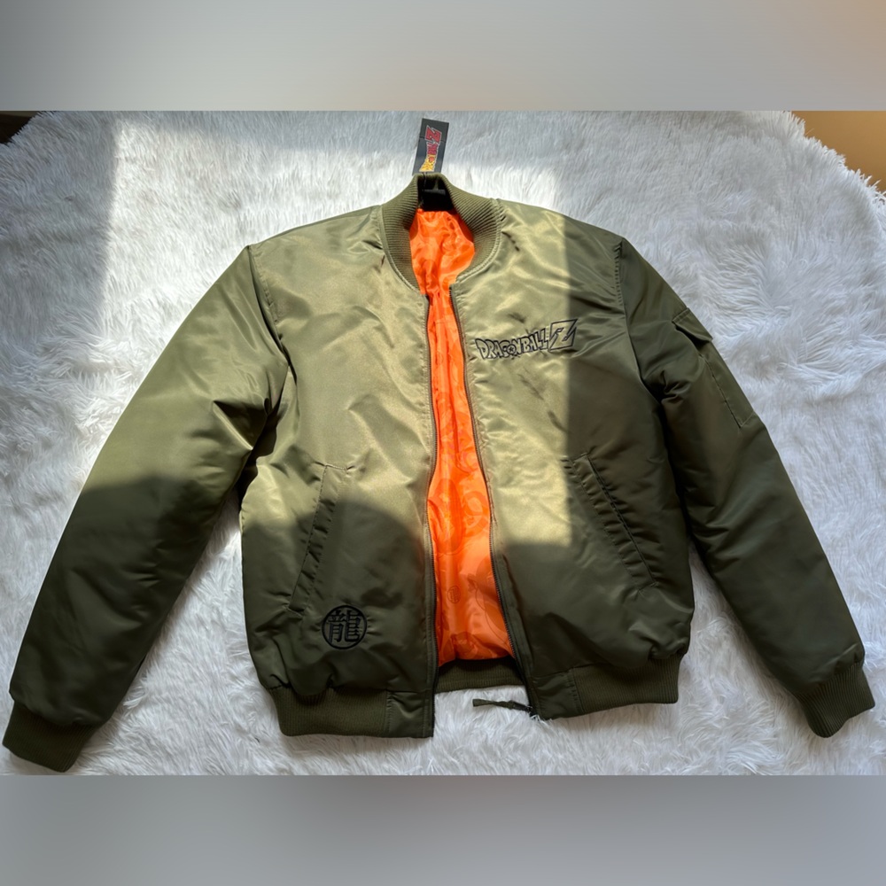 Dragonball Z puffed bomber jacket